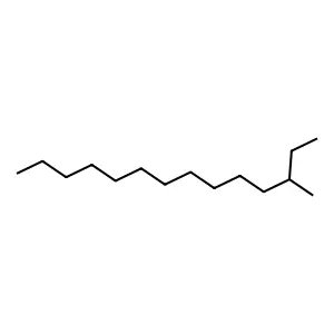 3-甲基十四烷 structure