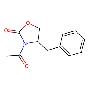 (S)-(+)-3-Acetyl-4-benzyl-2-oxazolidinone structure