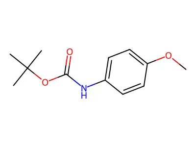 tert-Butyl-4-methoxycarbanilate structure