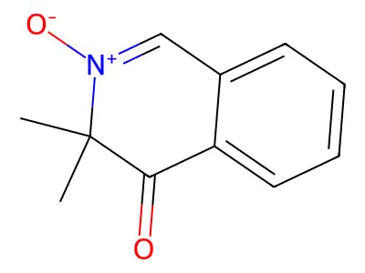 4(3H)-Isoquinolinone, 3,3-dimethyl-, 2-oxide structure