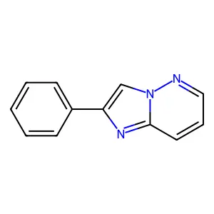 Imidazo(1,2-b)pyridazine, 2-phenyl- structure