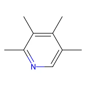 2,3,4,5-Tetramethylpyridine structure