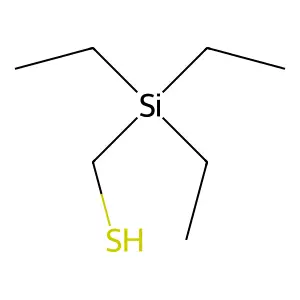 Methanethiol, triethylsilyl- structure
