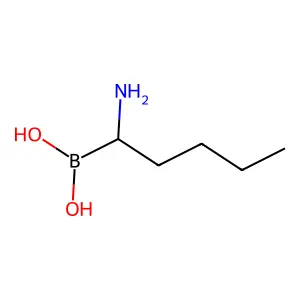(1-Aminopentyl)boronic acid structure