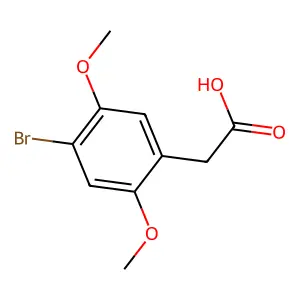 4-溴-2,5-二甲氧基苯乙酸 structure