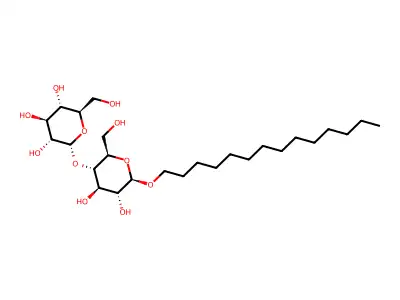 Tetradecyl b-D-maltopyranoside structure