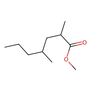 Methyl 2,4-dimethylheptanoate structure