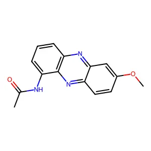 N-(7-Methoxy-1-phenazinyl)acetamide structure