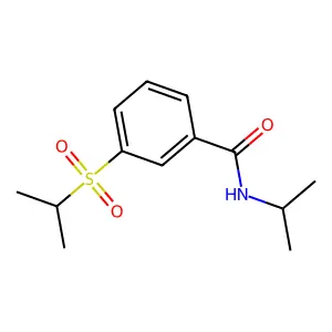 Benzamide, N-isopropyl-m-(isopropylsulfonyl)- structure