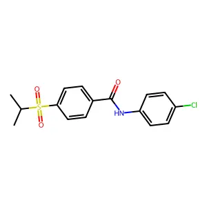 Benzanilide, 4'-chloro-4-(isopropylsulfonyl)- structure