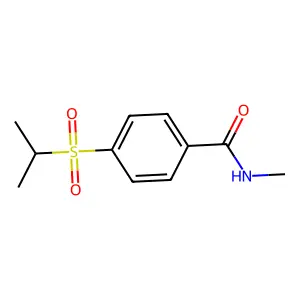 Benzamide, p-(isopropylsulfonyl)-N-methyl- structure