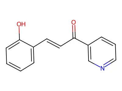 3-(2-Hydroxyphenyl)-1-pyridin-3-ylprop-2-en-1-one structure