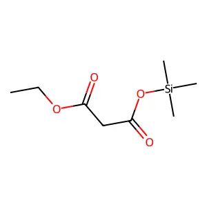 Ethyl trimethylsilyl malonate structure