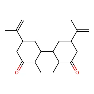 [2,2'-Bi-p-menth-8-ene]-6,6'-dione structure