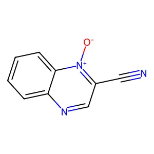 1-Oxidoquinoxalin-1-ium-2-carbonitrile structure