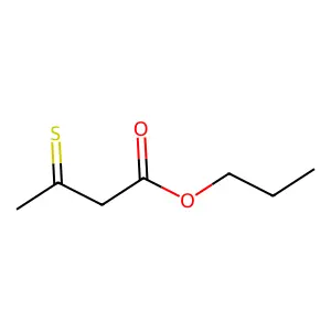 Propyl 3-sulfanylidenebutanoate structure