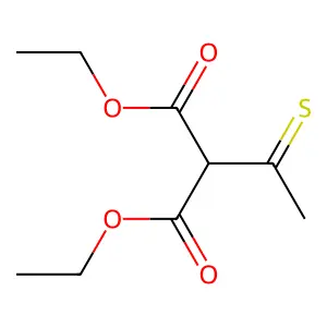 Diethyl 2-ethanethioylpropanedioate structure