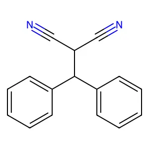 2-Benzhydrylmalononitrile structure