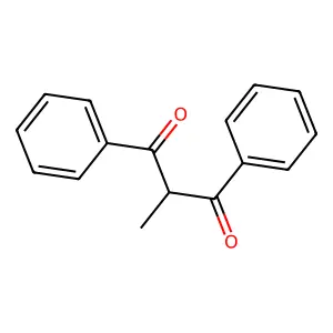 1,3-Diphenyl-2-methyl-1,3-propandione structure