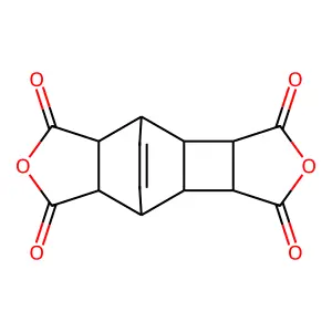 Octahydro-4,8-ethenofuro[3',4':3,4]cyclobuta[1,2-f][2]benzofuran-1,3,5,7-tetrone structure