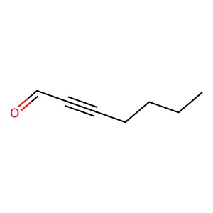 2-Heptynal structure