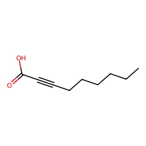 2-壬炔酸 structure