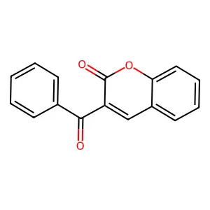 3-Benzoylcoumarin structure