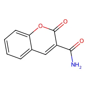 2-Oxo-2H-1-benzopyran-3-carboxamide structure
