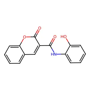 N-(2-hydroxyphenyl)-2-oxo-2H-chromene-3-carboxamide structure