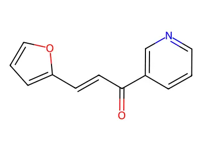 3-(Furan-2-yl)-1-pyridin-3-ylprop-2-en-1-one structure