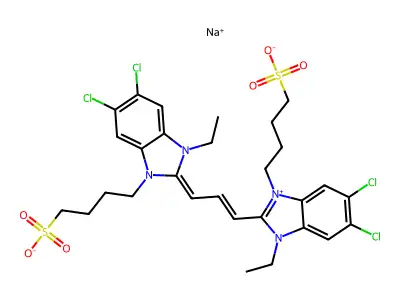 C29H33Cl4N4NaO6S2 structure