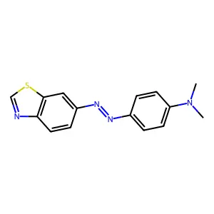 4-(2-(6-Benzothiazolyl)diazenyl)-N,N-dimethylbenzenamine structure