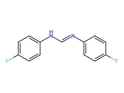 N,N'-Bis(4-fluorophenyl)formamidine structure