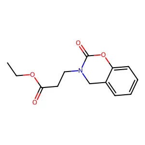 2H-1,3-Benzoxazine-3(4H)-propionic acid, 2-oxo-, ethyl ester structure