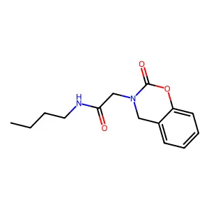 2H-1,3-Benzoxazine-3(4H)-acetamide, N,N-diethyl-2-oxo- structure