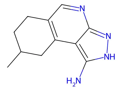 8-methyl-6,7,8,9-tetrahydro-2H-pyrazolo[3,4-c]isoquinolin-1-amine structure