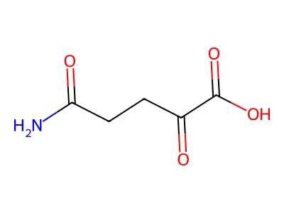 2-氧戊酰胺酸 structure
