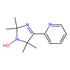 2-(1-Hydroxy-2,2,5,5-tetramethylimidazol-4-yl)pyridine structure