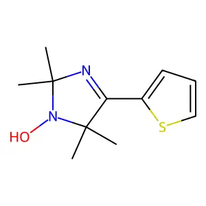 1-Hydroxy-2,2,5,5-tetramethyl-4-thiophen-2-ylimidazole structure