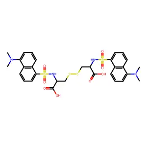 N,N'-Didansyl-L-cystine structure