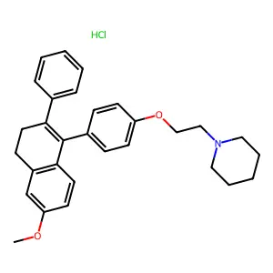 C30H33NO2.ClH structure