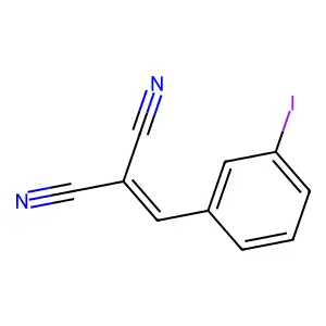2-[(3-Iodophenyl)methylidene]propanedinitrile structure