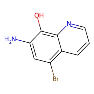 7-Amino-5-bromoquinolin-8-ol structure
