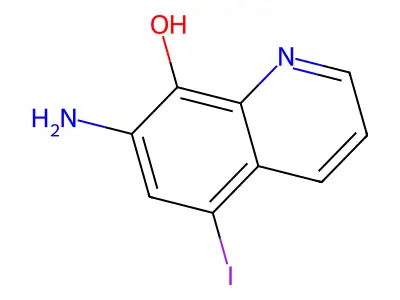 7-Amino-5-iodo-8-quinolinol structure