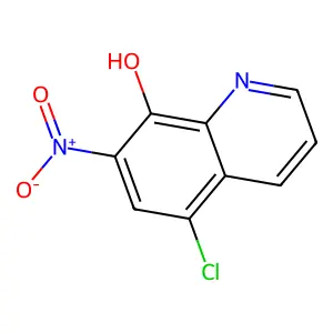 5-Chloro-7-nitro-8-quinolinol structure