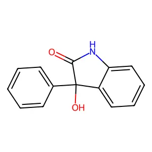 3-Hydroxy-3-phenyl-1,3-dihydroindol-2-one structure