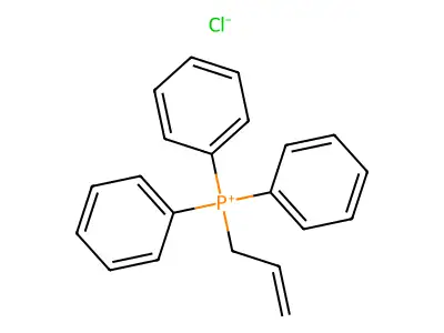 Triphenyl(prop-2-enyl)phosphanium structure