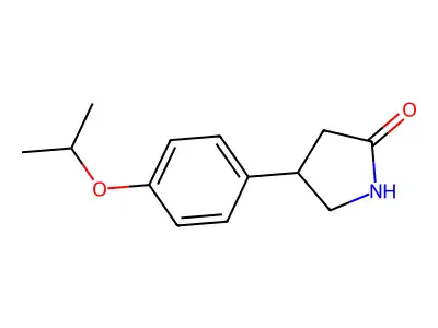 4-(4-Isopropoxyphenyl)pyrrolidin-2-one structure