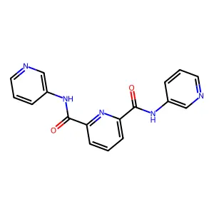 N2,N6-Di(pyridin-3-yl)pyridine-2,6-dicarboxamide structure