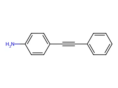 4-(2-Phenylethynyl)aniline structure
